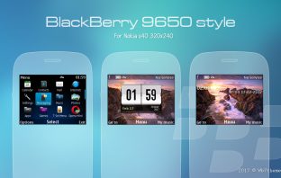 BlackBerry 9650 style themes C3-00 X2-01 Asha 302 200 320x240