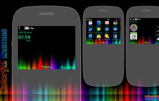 Colors theme for Nokia C3-00 X2-01 Asha 302 210 205 320x240