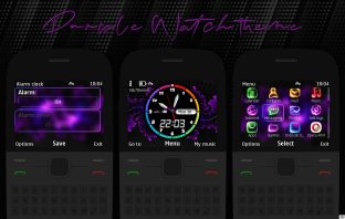 Analog Clock Theme S40 320x240 Wb7themes Nokia Theme Stock Wallpaper Rainmeter Skin