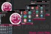 Glossy clock pink swf theme X2-01