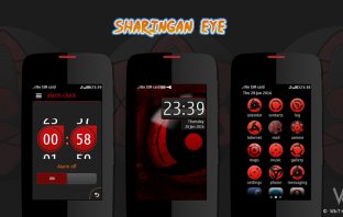 Sharingan eye theme asha 311 310 309 308 306 305 full touch