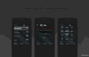 Dark metal theme X2-00 X2-02 X2-05 X3-00 Asha 206 207 208 301 515