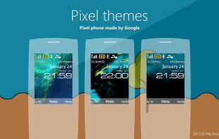 Google Pixel style swf theme X2-00 515 6303i 2700 5130 5310 6300 6280