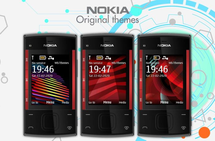 Nokia X3 00 Original Themes Swf And Static Wallpapers