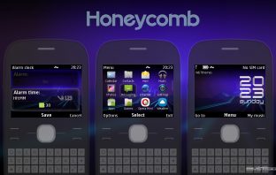 Honeycomb style theme for C3-00 Asha 200 X2-01