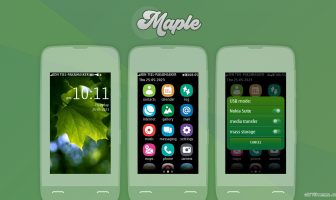 Maple theme Nokia Asha 311 310 309 308 306 305