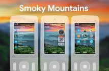 Smoky mountains swf sidebar clock theme 6260 slide