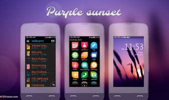 Purple sunset theme Asha full touch 311 310 309 308 306 305